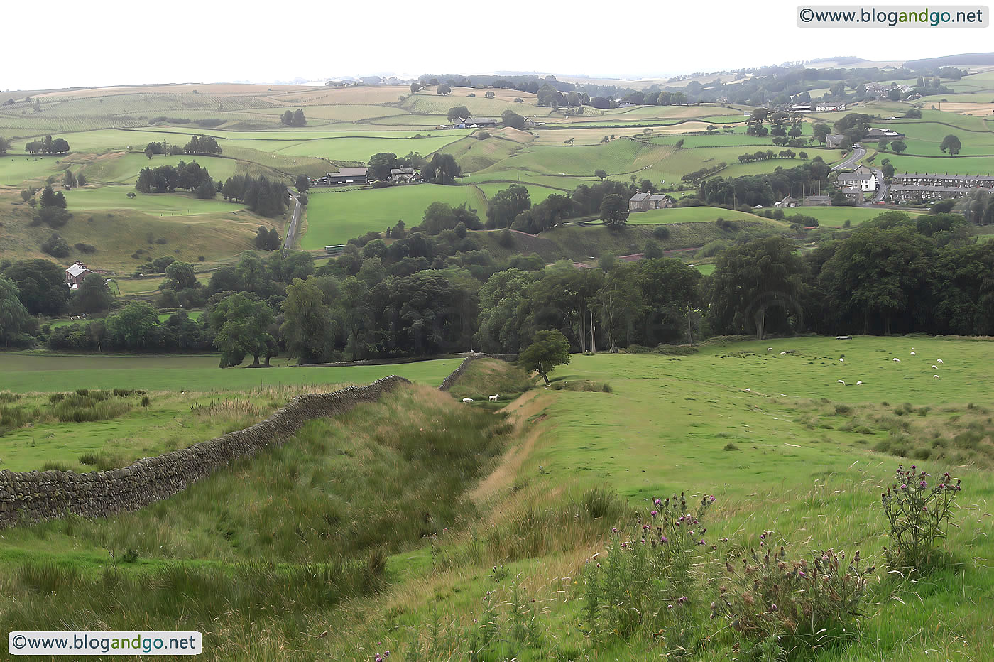 Hadrian's Wall Path - Back on the trail from Thirlwall